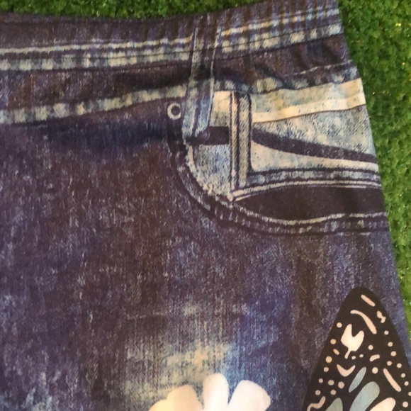 Jeggins butterfly print pants - Picture 4 of 6